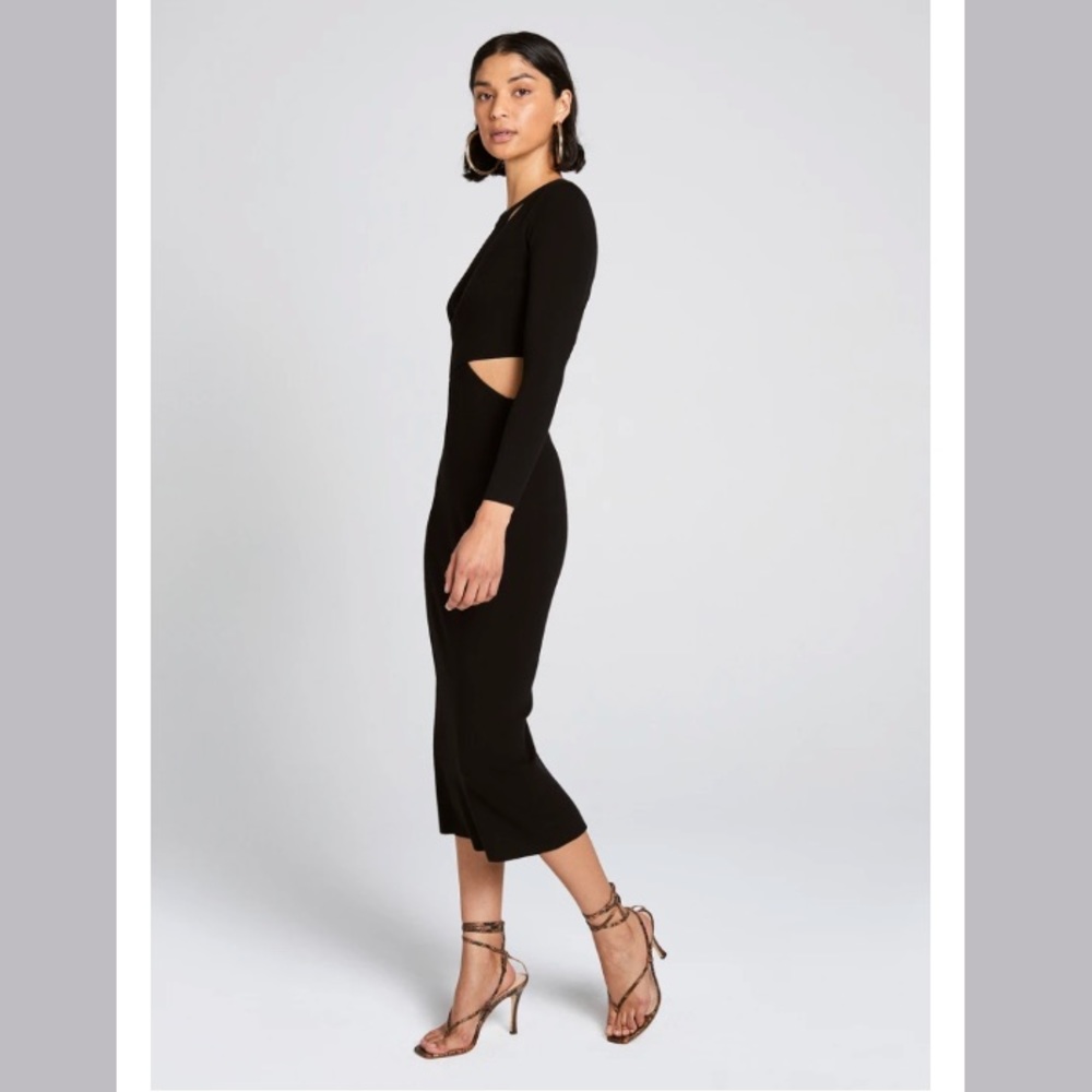 A.L.C. Black Midi Dress